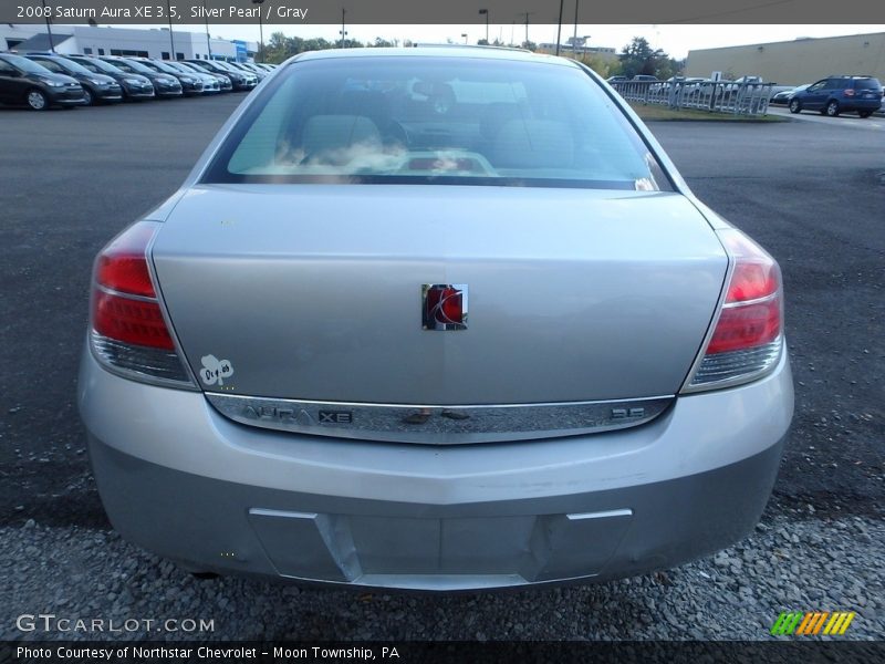 Silver Pearl / Gray 2008 Saturn Aura XE 3.5