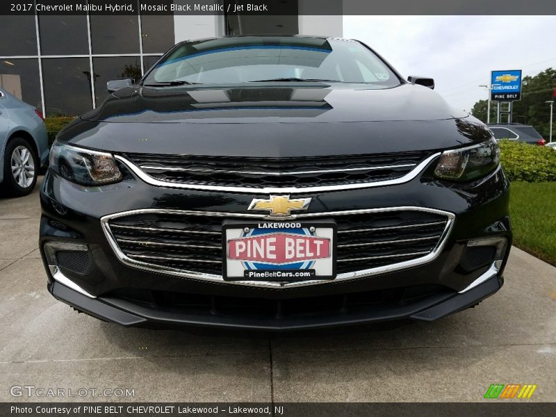 Mosaic Black Metallic / Jet Black 2017 Chevrolet Malibu Hybrid