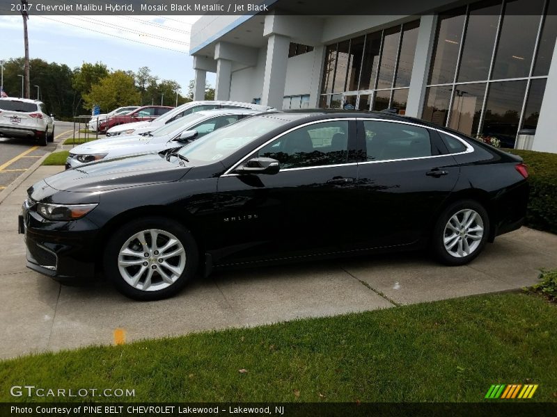 Mosaic Black Metallic / Jet Black 2017 Chevrolet Malibu Hybrid