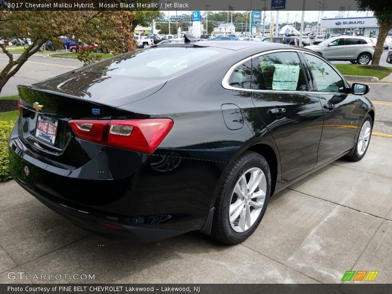 Mosaic Black Metallic / Jet Black 2017 Chevrolet Malibu Hybrid