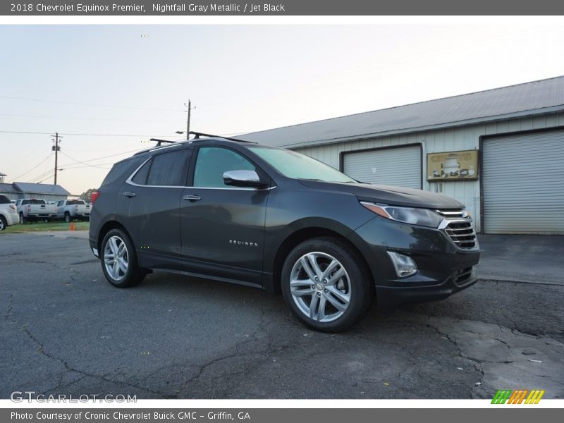 Nightfall Gray Metallic / Jet Black 2018 Chevrolet Equinox Premier