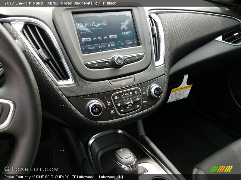 Mosaic Black Metallic / Jet Black 2017 Chevrolet Malibu Hybrid