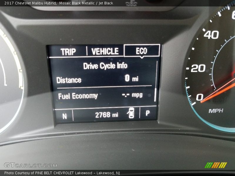 Mosaic Black Metallic / Jet Black 2017 Chevrolet Malibu Hybrid