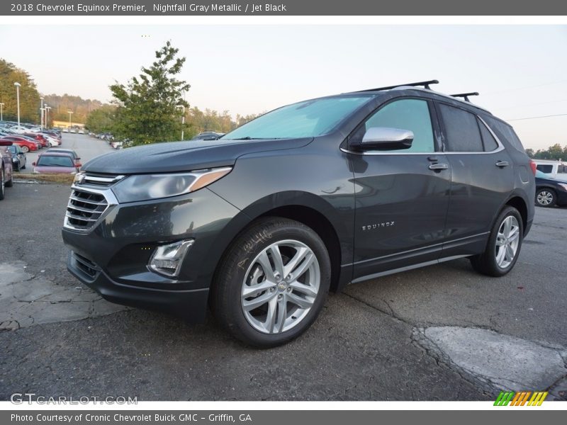 Nightfall Gray Metallic / Jet Black 2018 Chevrolet Equinox Premier