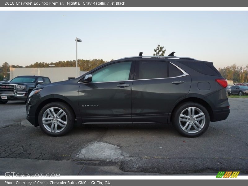Nightfall Gray Metallic / Jet Black 2018 Chevrolet Equinox Premier