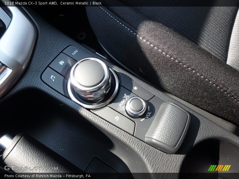 Ceramic Metallic / Black 2018 Mazda CX-3 Sport AWD