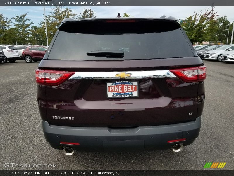 Black Currant Metallic / Jet Black 2018 Chevrolet Traverse LT