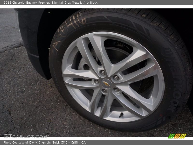 Nightfall Gray Metallic / Jet Black 2018 Chevrolet Equinox Premier