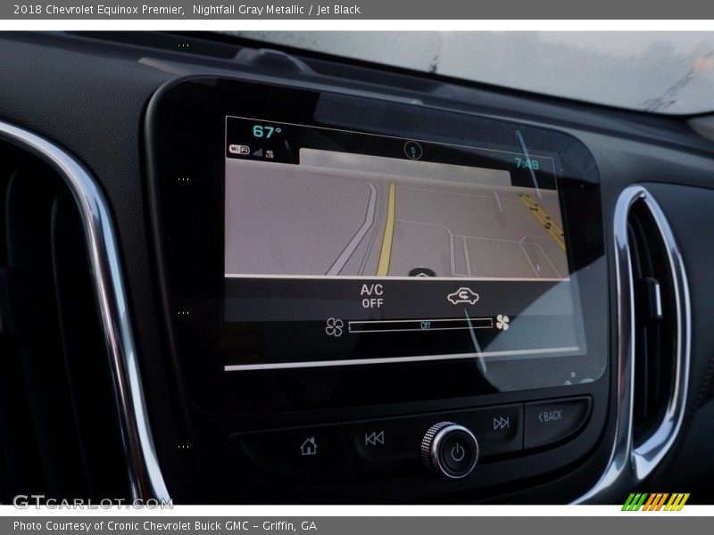 Nightfall Gray Metallic / Jet Black 2018 Chevrolet Equinox Premier