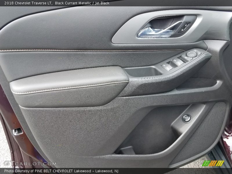 Black Currant Metallic / Jet Black 2018 Chevrolet Traverse LT