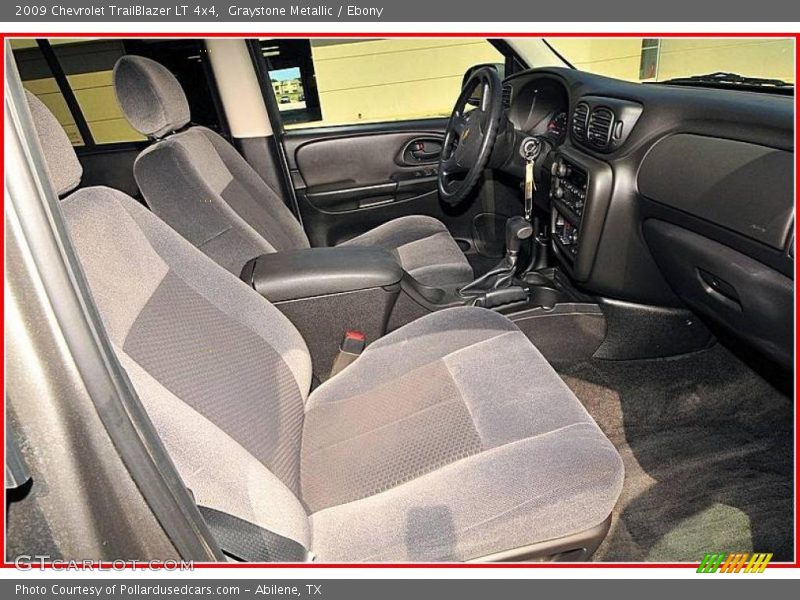 Graystone Metallic / Ebony 2009 Chevrolet TrailBlazer LT 4x4