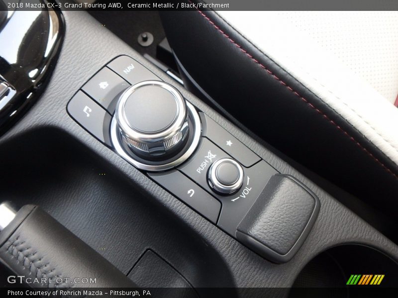 Ceramic Metallic / Black/Parchment 2018 Mazda CX-3 Grand Touring AWD