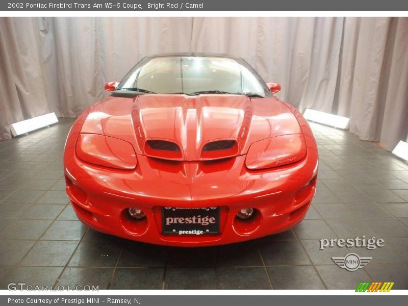 Bright Red / Camel 2002 Pontiac Firebird Trans Am WS-6 Coupe