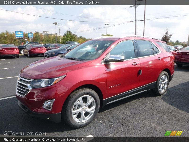 Cajun Red Tintcoat / Jet Black 2018 Chevrolet Equinox Premier AWD