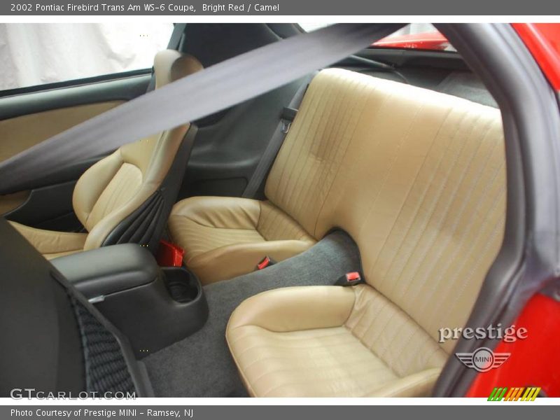 Bright Red / Camel 2002 Pontiac Firebird Trans Am WS-6 Coupe