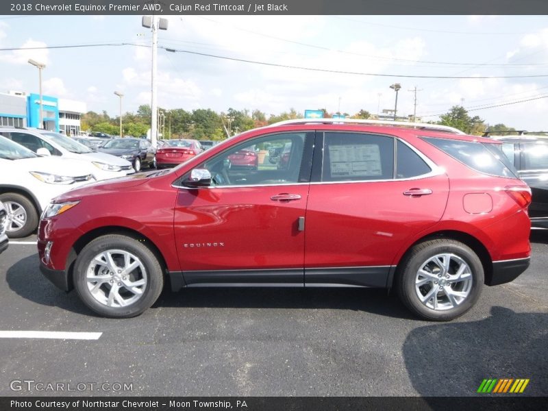 Cajun Red Tintcoat / Jet Black 2018 Chevrolet Equinox Premier AWD