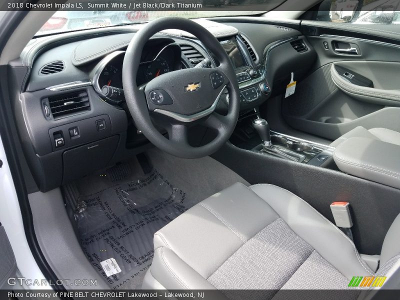 Summit White / Jet Black/Dark Titanium 2018 Chevrolet Impala LS