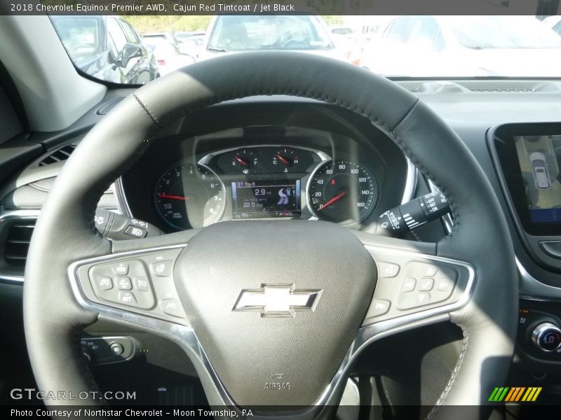 Cajun Red Tintcoat / Jet Black 2018 Chevrolet Equinox Premier AWD