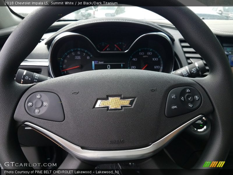 Summit White / Jet Black/Dark Titanium 2018 Chevrolet Impala LS