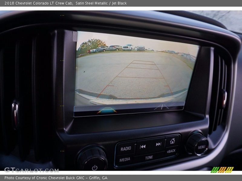 Satin Steel Metallic / Jet Black 2018 Chevrolet Colorado LT Crew Cab