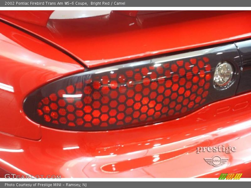 Bright Red / Camel 2002 Pontiac Firebird Trans Am WS-6 Coupe