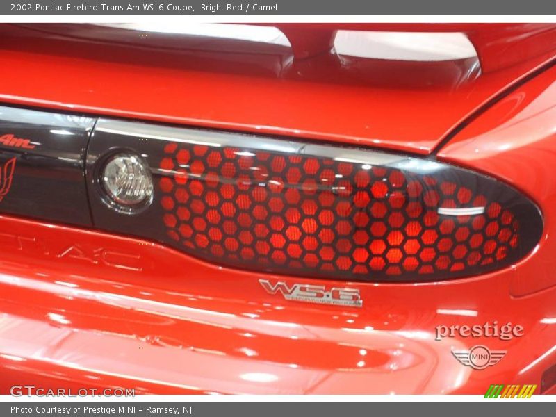 Bright Red / Camel 2002 Pontiac Firebird Trans Am WS-6 Coupe