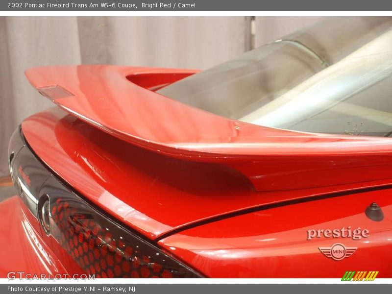 Bright Red / Camel 2002 Pontiac Firebird Trans Am WS-6 Coupe