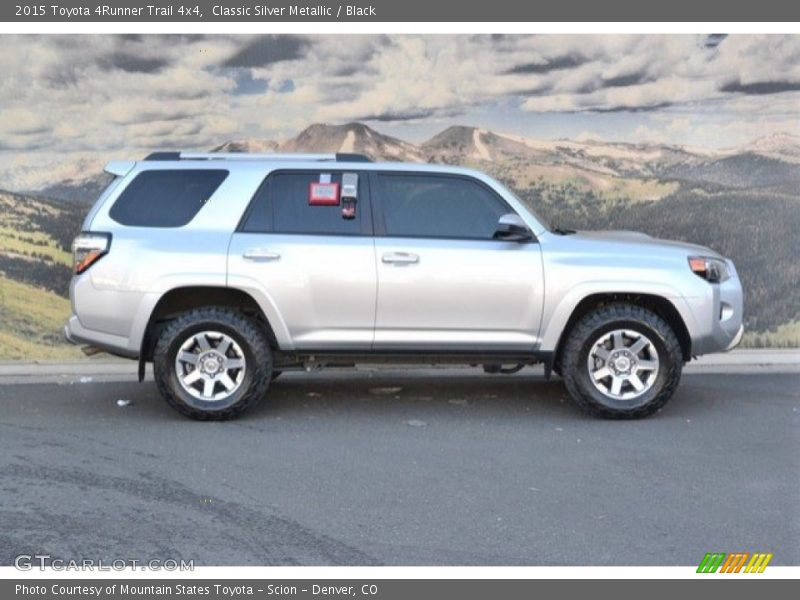 Classic Silver Metallic / Black 2015 Toyota 4Runner Trail 4x4