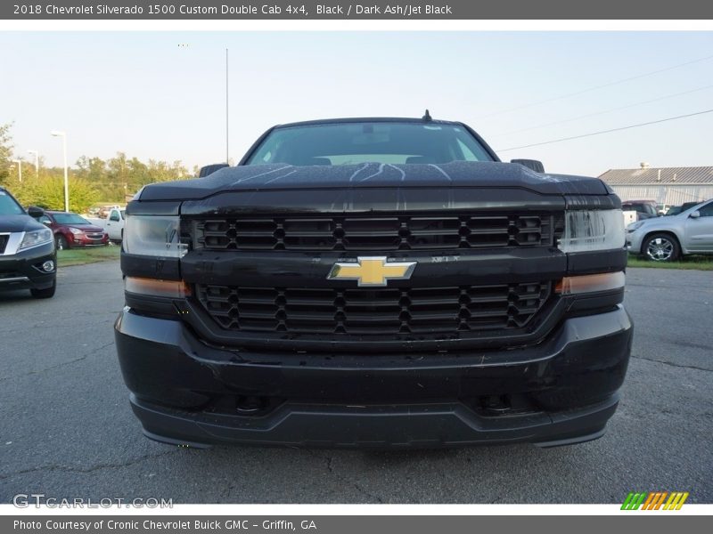 Black / Dark Ash/Jet Black 2018 Chevrolet Silverado 1500 Custom Double Cab 4x4