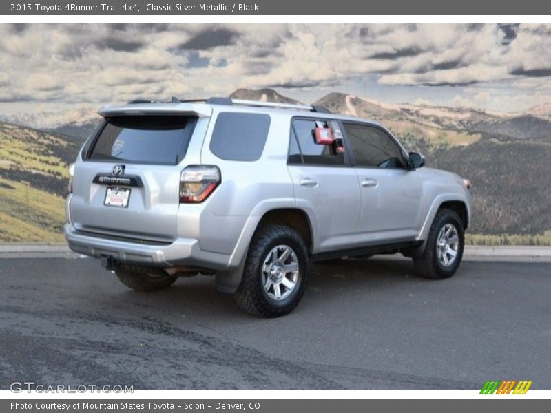 Classic Silver Metallic / Black 2015 Toyota 4Runner Trail 4x4