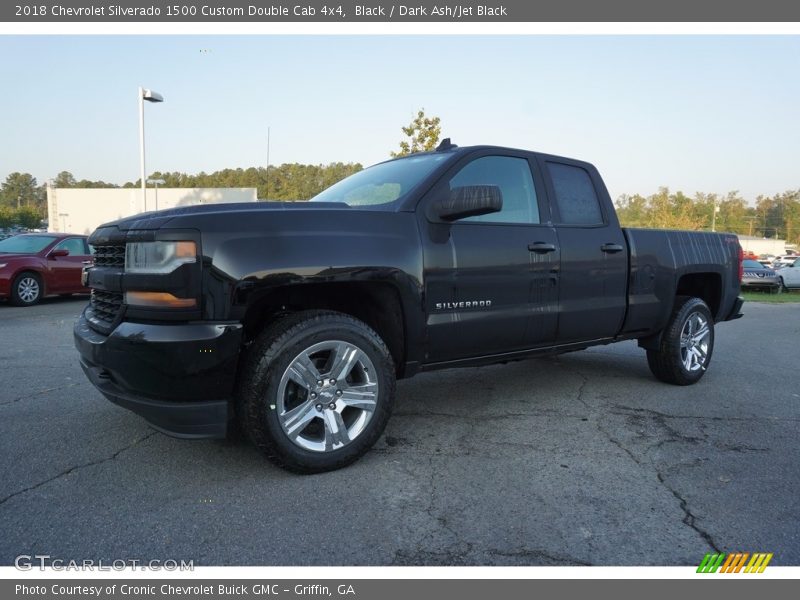 Black / Dark Ash/Jet Black 2018 Chevrolet Silverado 1500 Custom Double Cab 4x4