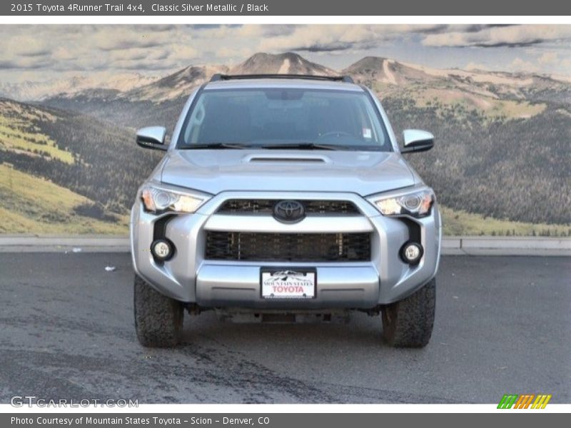 Classic Silver Metallic / Black 2015 Toyota 4Runner Trail 4x4