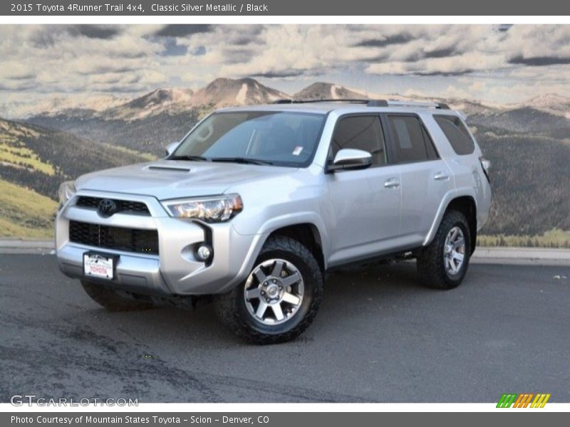 Classic Silver Metallic / Black 2015 Toyota 4Runner Trail 4x4