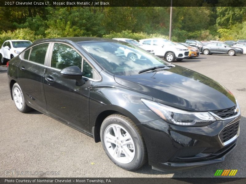 Mosaic Black Metallic / Jet Black 2017 Chevrolet Cruze LT
