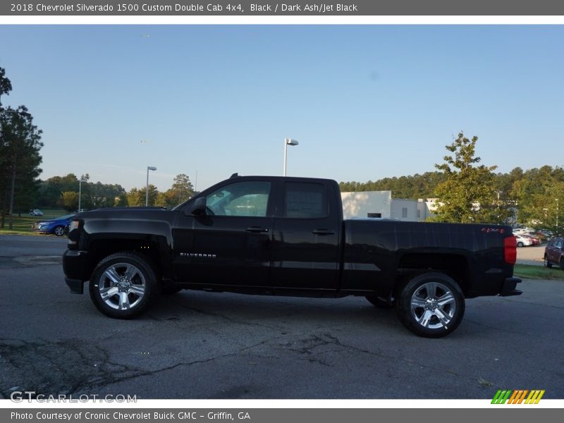 Black / Dark Ash/Jet Black 2018 Chevrolet Silverado 1500 Custom Double Cab 4x4