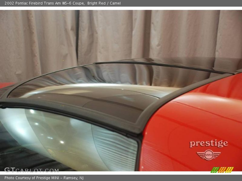 Bright Red / Camel 2002 Pontiac Firebird Trans Am WS-6 Coupe