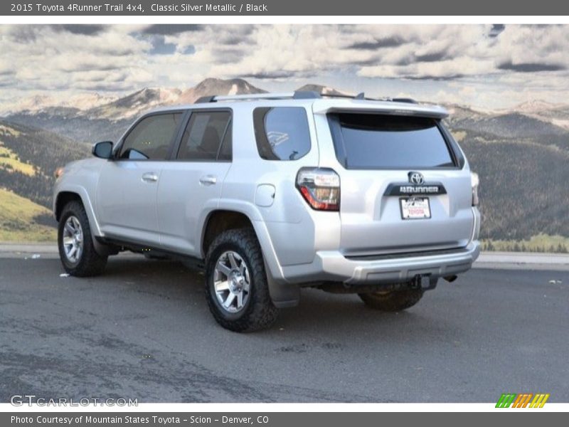 Classic Silver Metallic / Black 2015 Toyota 4Runner Trail 4x4
