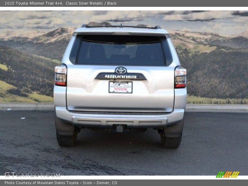 Classic Silver Metallic / Black 2015 Toyota 4Runner Trail 4x4