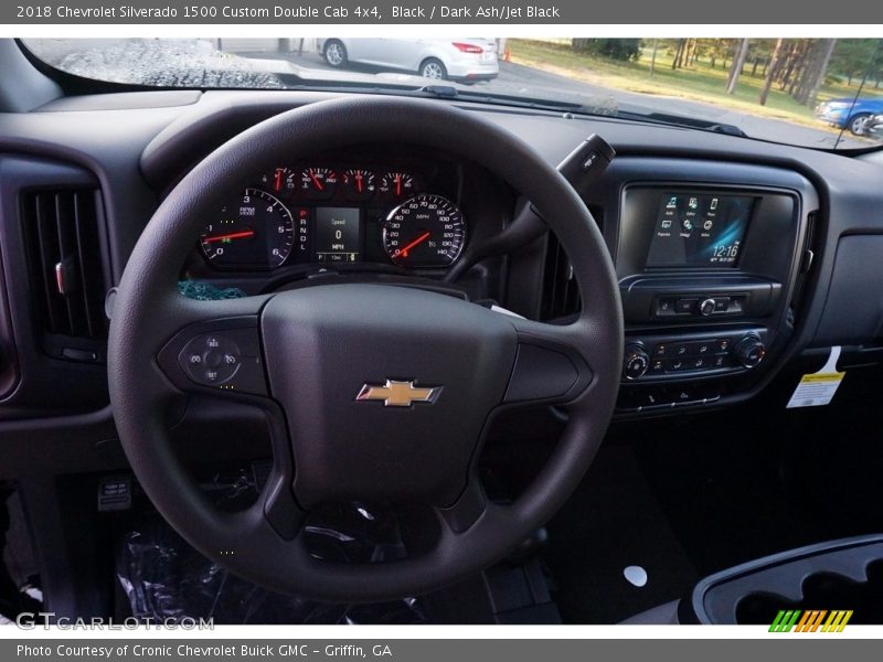 Black / Dark Ash/Jet Black 2018 Chevrolet Silverado 1500 Custom Double Cab 4x4