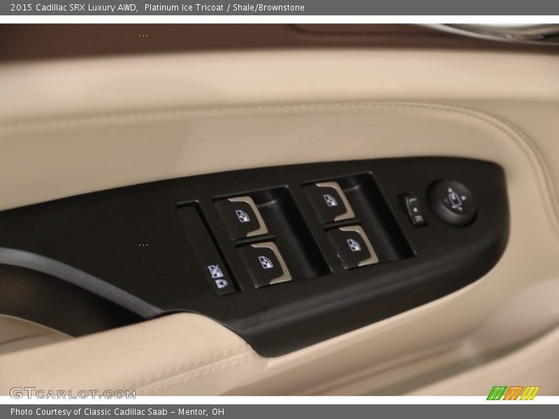 Platinum Ice Tricoat / Shale/Brownstone 2015 Cadillac SRX Luxury AWD