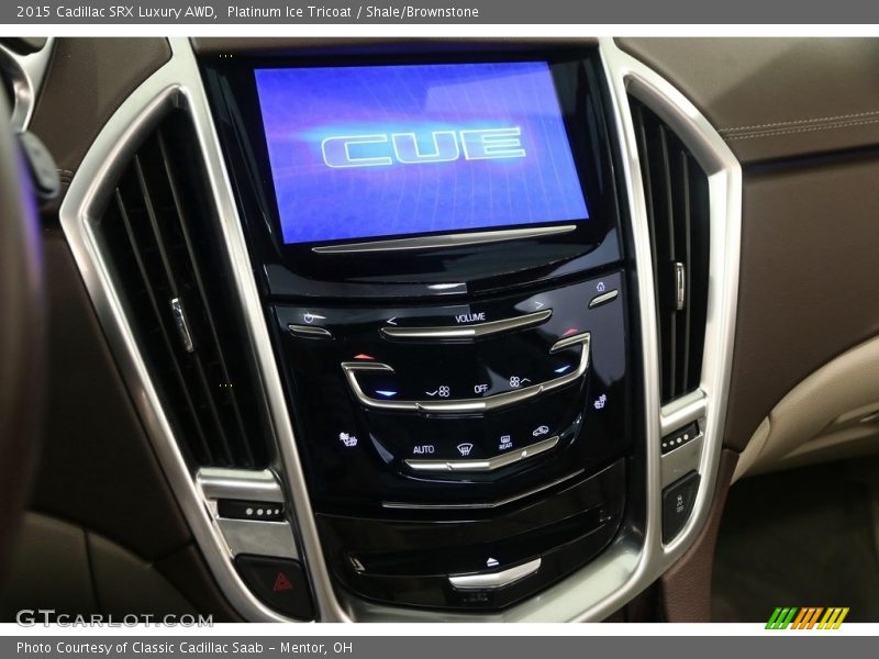 Platinum Ice Tricoat / Shale/Brownstone 2015 Cadillac SRX Luxury AWD