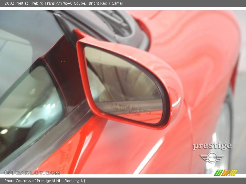 Bright Red / Camel 2002 Pontiac Firebird Trans Am WS-6 Coupe