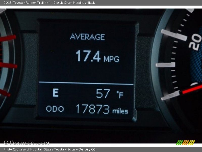 Classic Silver Metallic / Black 2015 Toyota 4Runner Trail 4x4