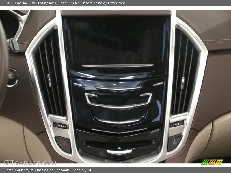 Platinum Ice Tricoat / Shale/Brownstone 2015 Cadillac SRX Luxury AWD