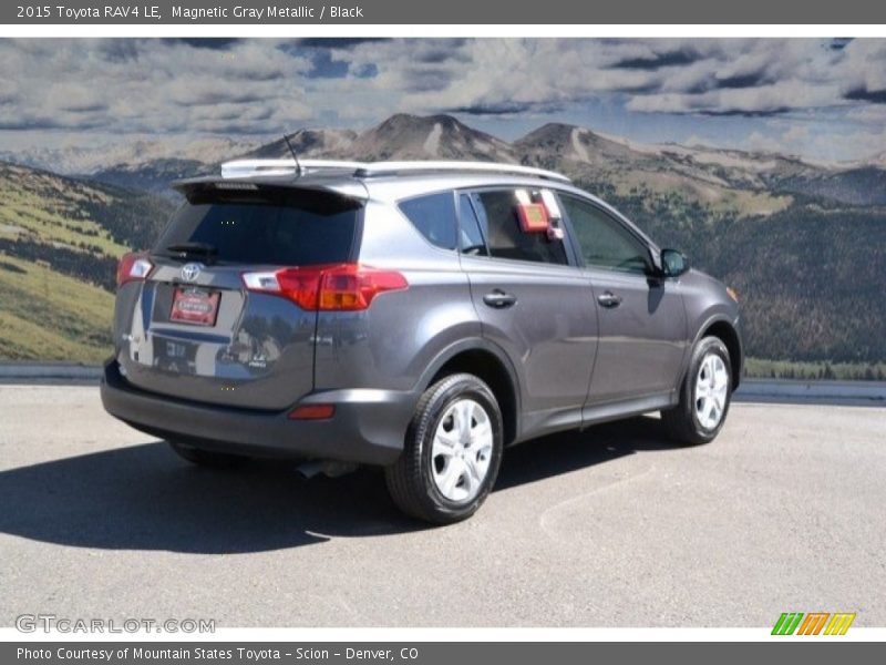 Magnetic Gray Metallic / Black 2015 Toyota RAV4 LE