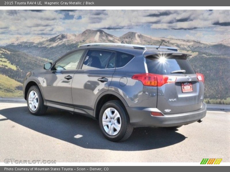 Magnetic Gray Metallic / Black 2015 Toyota RAV4 LE