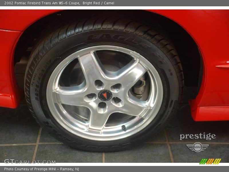 Bright Red / Camel 2002 Pontiac Firebird Trans Am WS-6 Coupe
