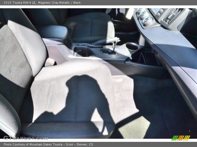 Magnetic Gray Metallic / Black 2015 Toyota RAV4 LE