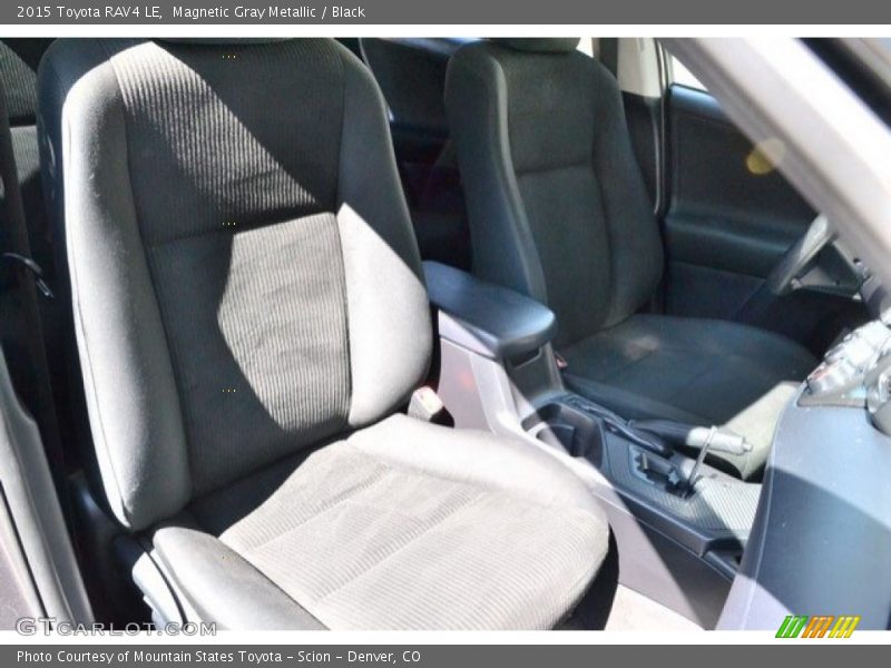 Magnetic Gray Metallic / Black 2015 Toyota RAV4 LE