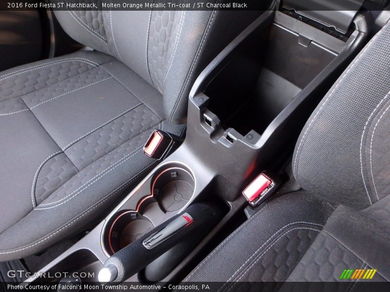 Molten Orange Metallic Tri-coat / ST Charcoal Black 2016 Ford Fiesta ST Hatchback